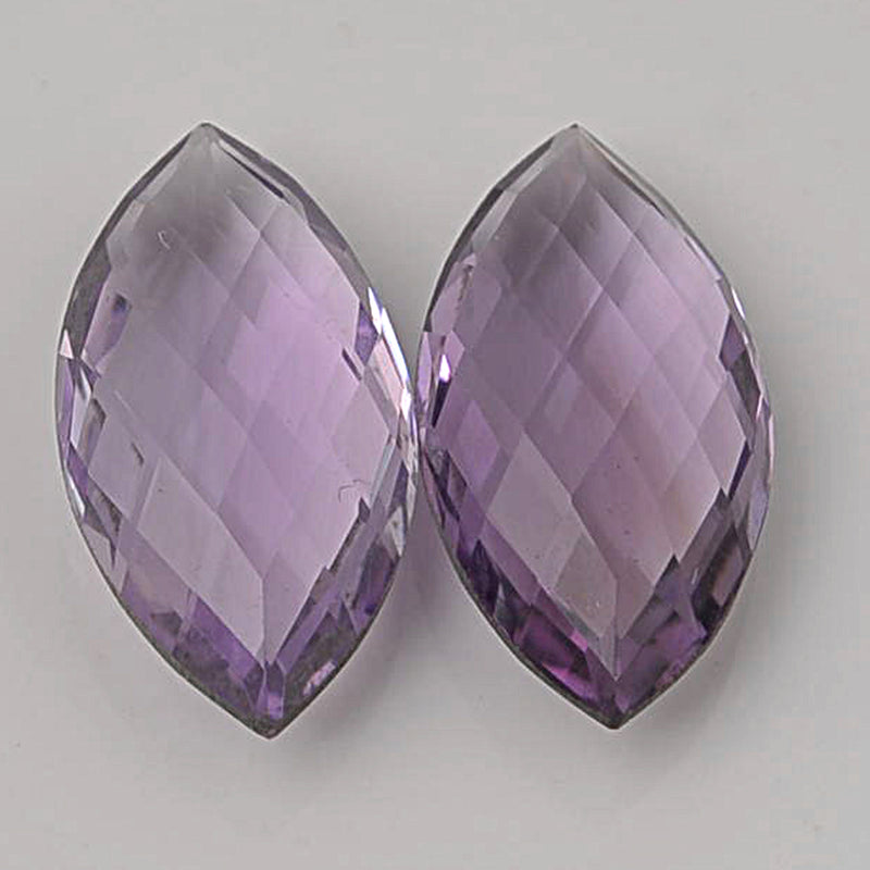 14.10 Carat Purple Color Marquise Amethyst Gemstone
