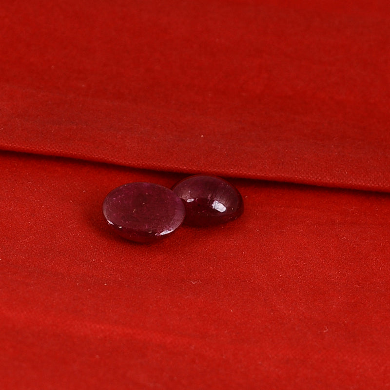 5.41 Carat Red Color Oval Ruby Gemstone