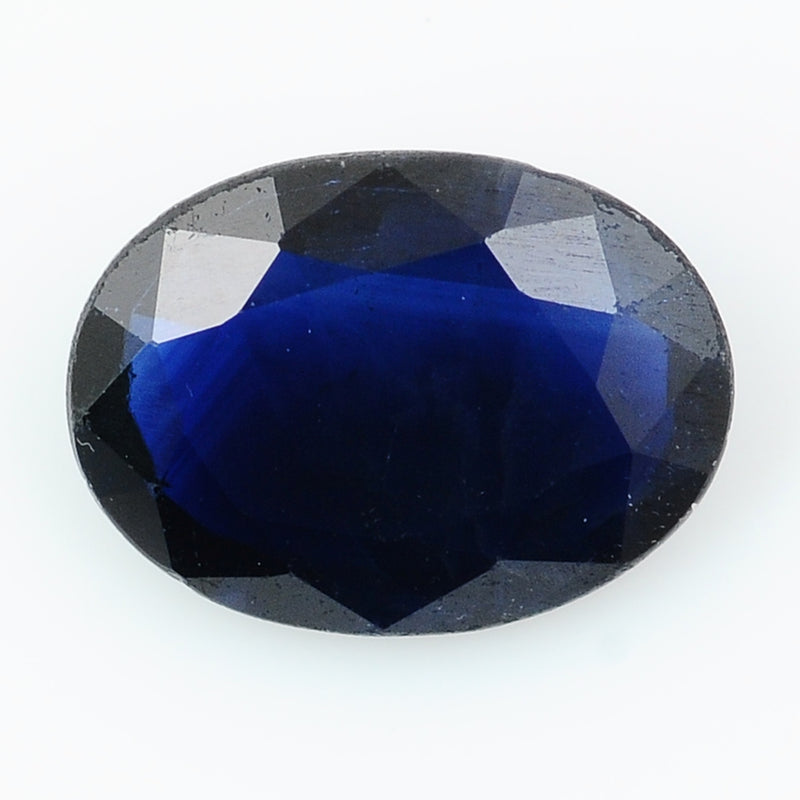 1 pcs Sapphire  - 1.03 ct - Oval - Blue
