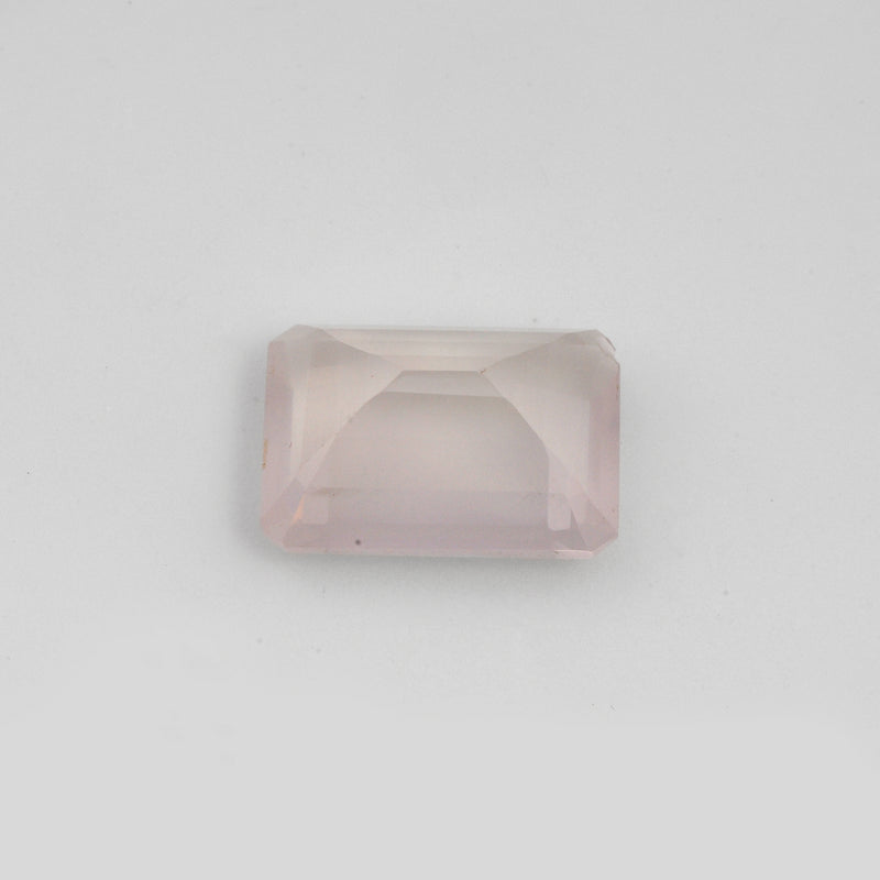 20.00 Carat Pink Color Octagon Rose Quartz Gemstone