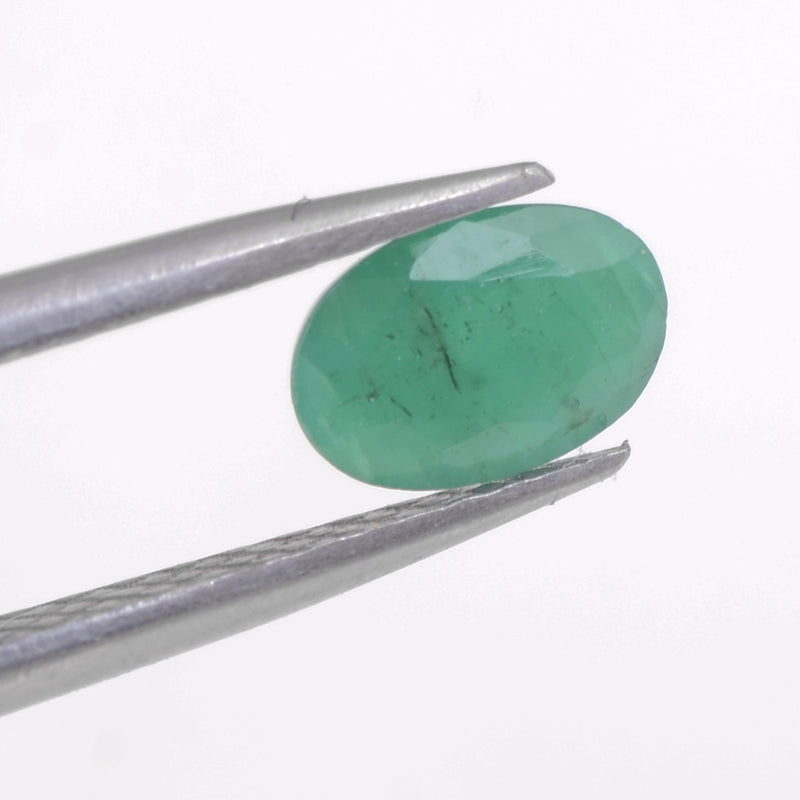32.3 Carat Oval Green Emerald Gemstone