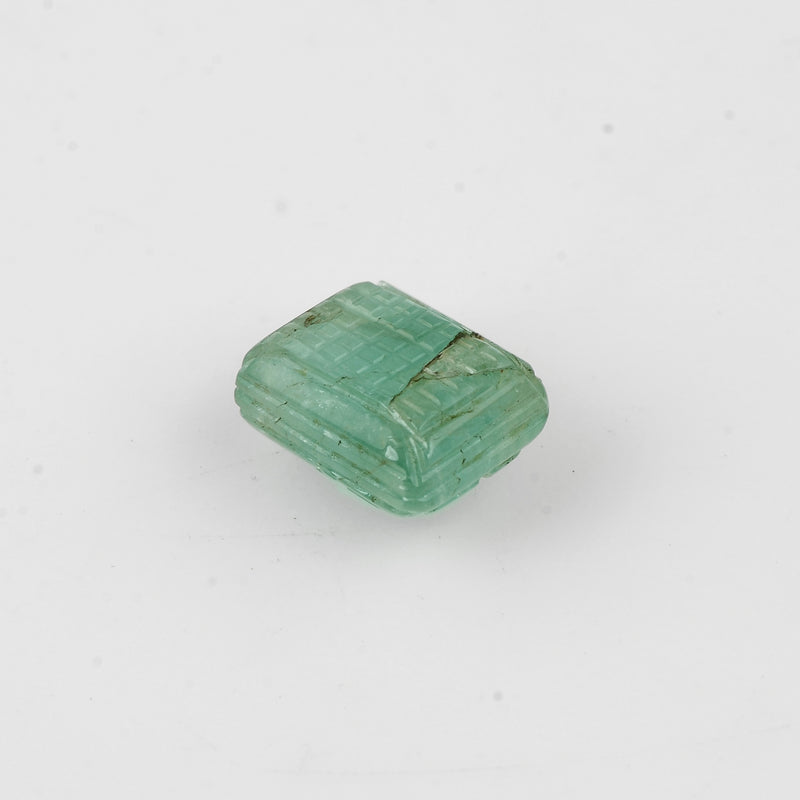 1 pcs Emerald  - 8.75 ct - Octagon - Green