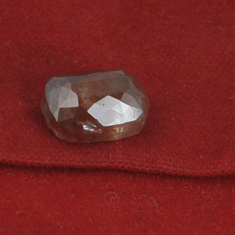 1.42 Carat Rose Cut Octagon Brown Diamond