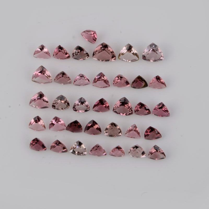 15.58 Carat Triangle Pink Tourmaline Gemstone