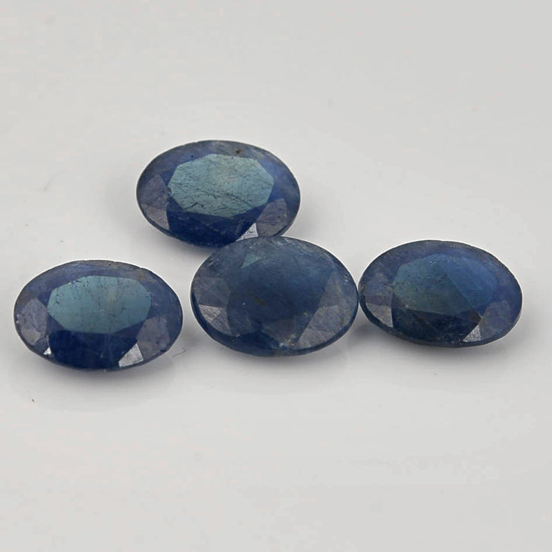 10.95 Carat Blue Color Oval Sapphire Gemstone
