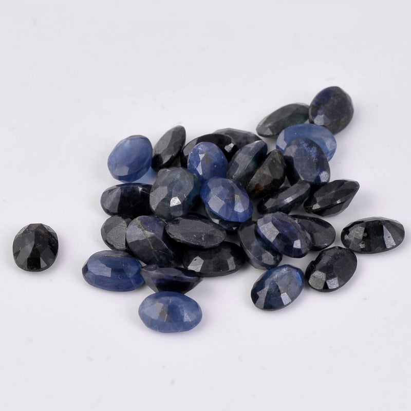 32.05 Carat Blue Color Oval Sapphire Gemstone