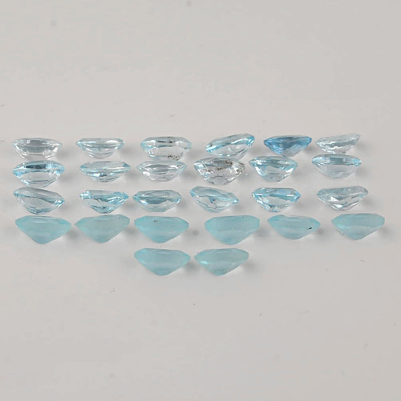 12.65 Carat Blue Color Oval Topaz Gemstone