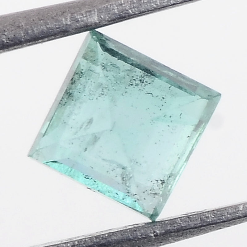 118 pcs Emerald  - 6.9 ct - Square - Green