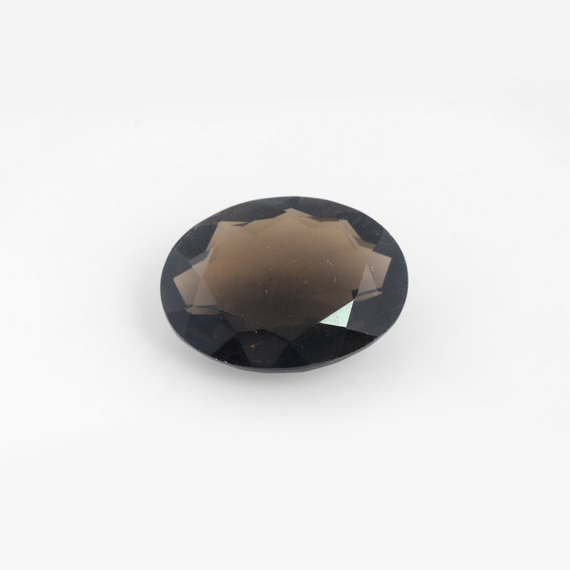 43.50 Carat Brown Color Oval Smoky Quartz Gemstone