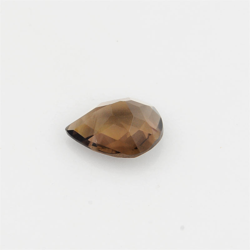 4.98 Carat Brown Color Pear Smoky Quartz Gemstone