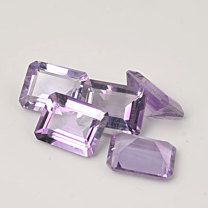 13.08 Carat Purple Color Octagon Amethyst Gemstone