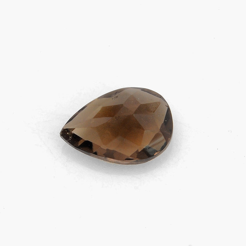 3.50 Carat Brown Color Pear Smoky Quartz Gemstone
