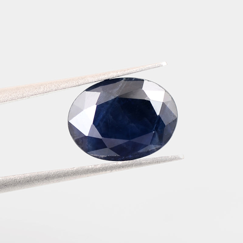Oval Blue Color Sapphire Gemstone 1.41 Carat