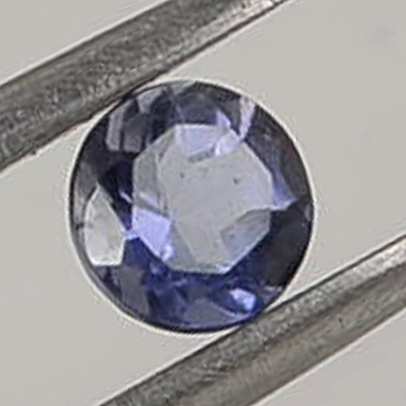 1.07 Carat Blue Color Round Iolite Gemstone