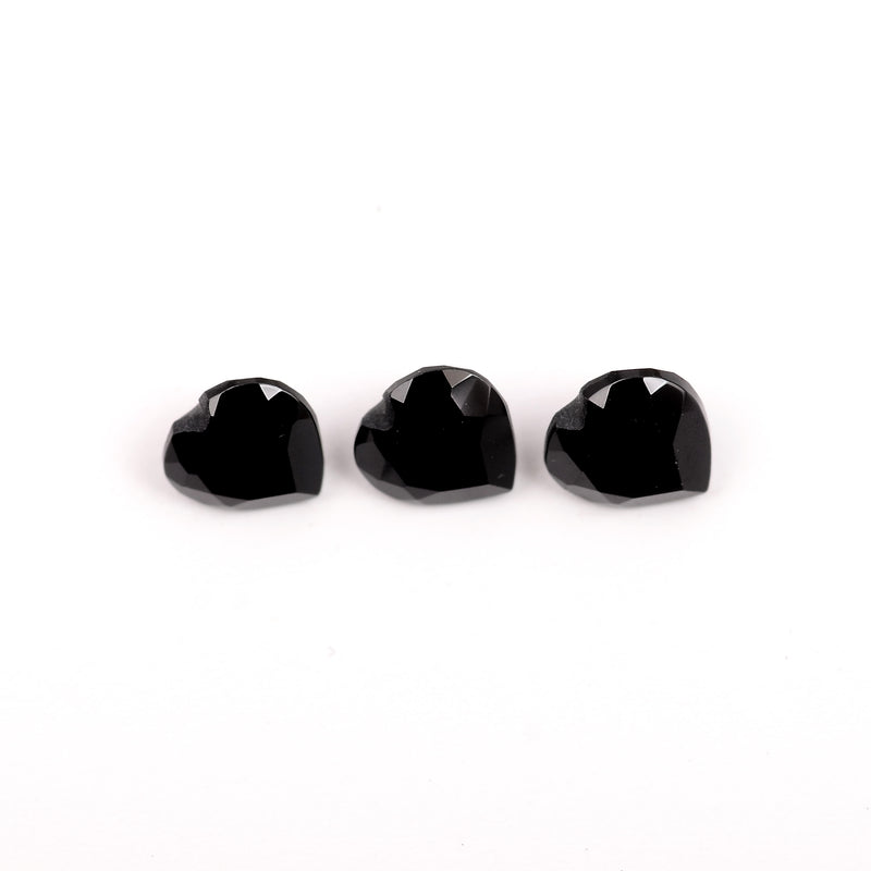 Heart Black Spinel Gemstone 1.95 Carat