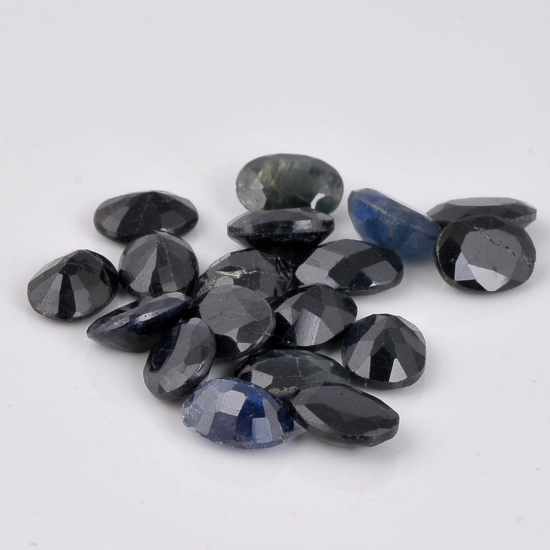 27.75 Carat Blue Color Oval Sapphire Gemstone