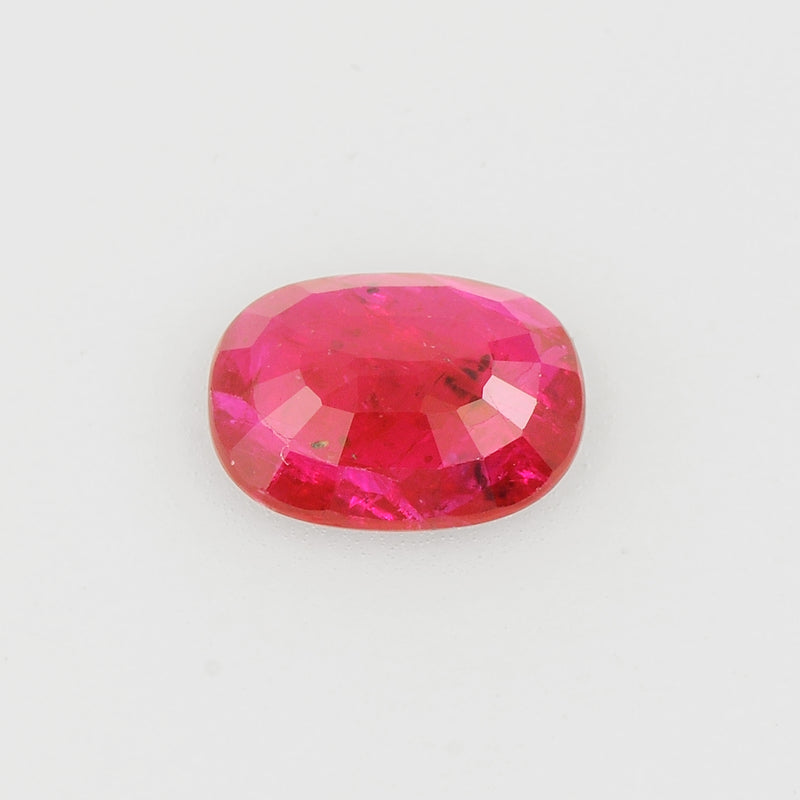 Oval Red Color Ruby Gemstone 1.86 Carat