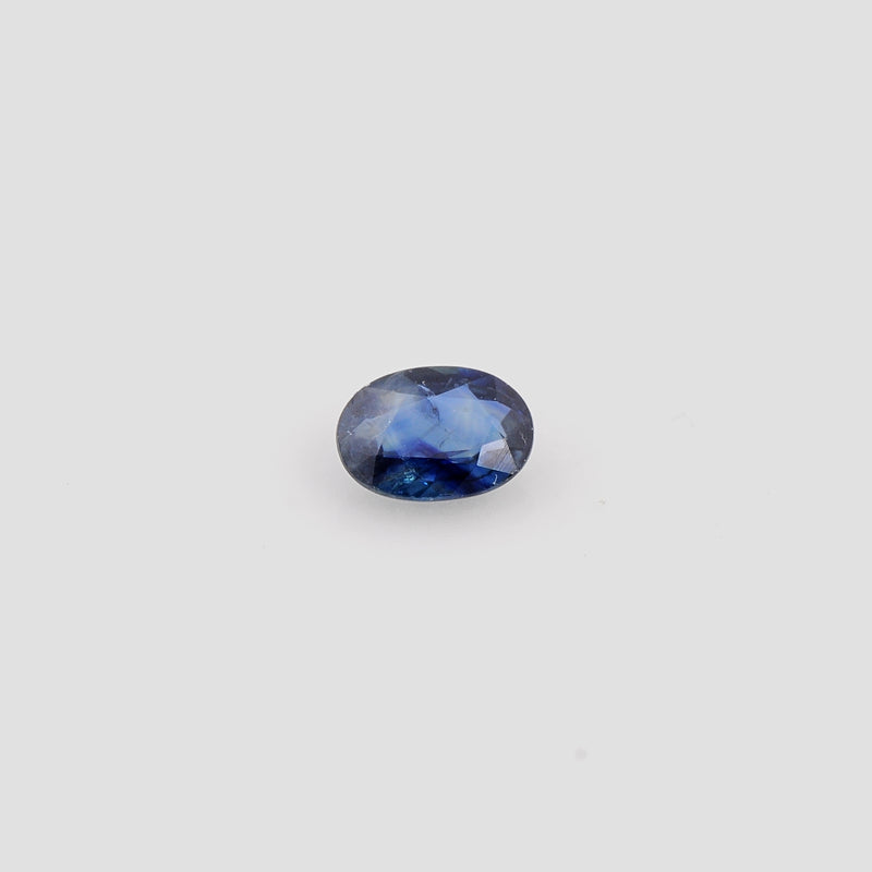 1 pcs Sapphire  - 0.83 ct - Oval - Blue - Transparent