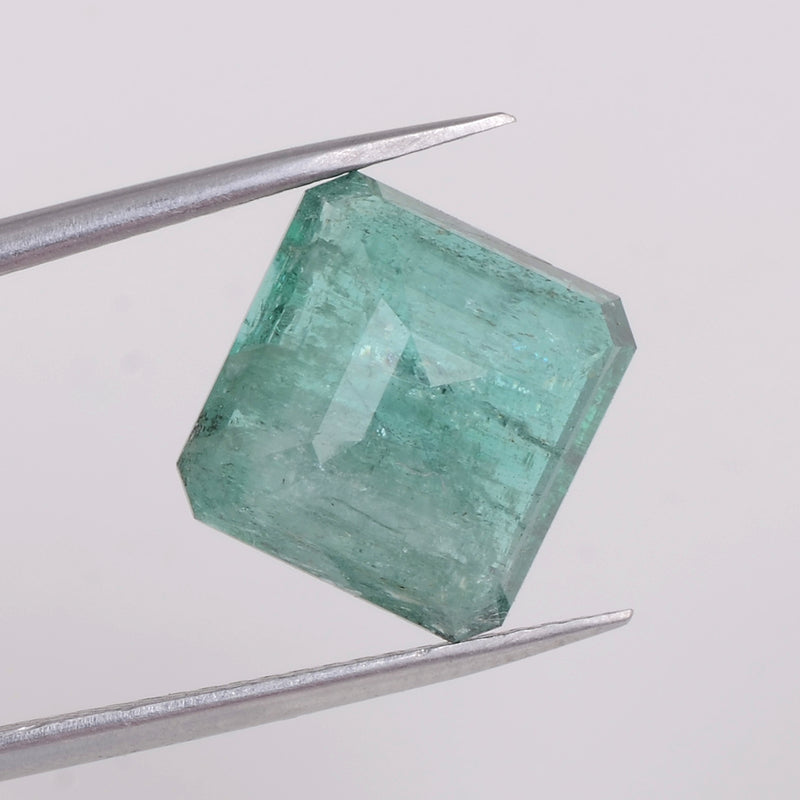 1 pcs Emerald  - 4.51 ct - Octagon - Green - Transparent