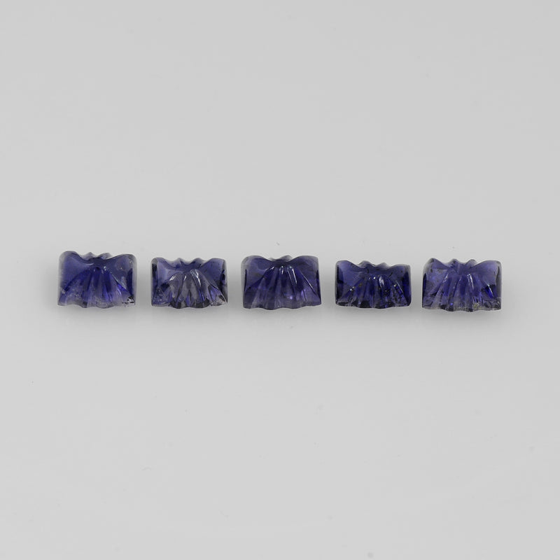 5.4 Carat Blue Color Octagon Iolite Gemstone