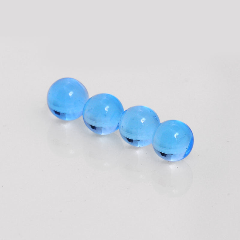 7.5 Carat Blue Color Balls London Blue Topaz Gemstone