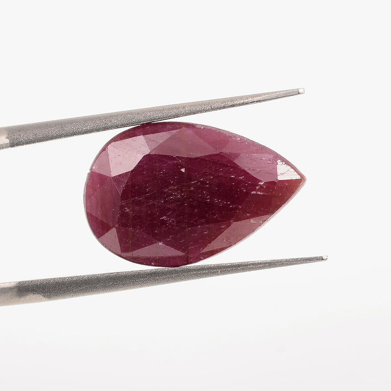 Pear Red Color Ruby Gemstone 5.50 Carat
