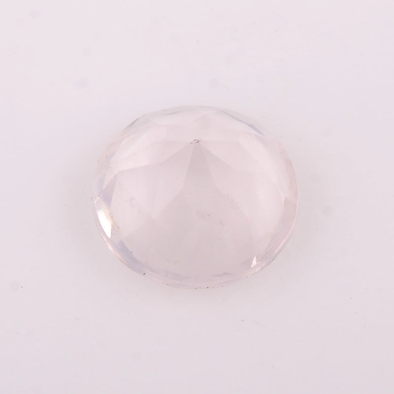 Round Pink Color Rose Quartz Gemstone 2.57 Carat