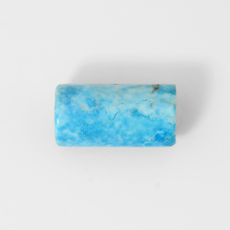 Tube Blue Color Turquoise Gemstone 36.88 Carat