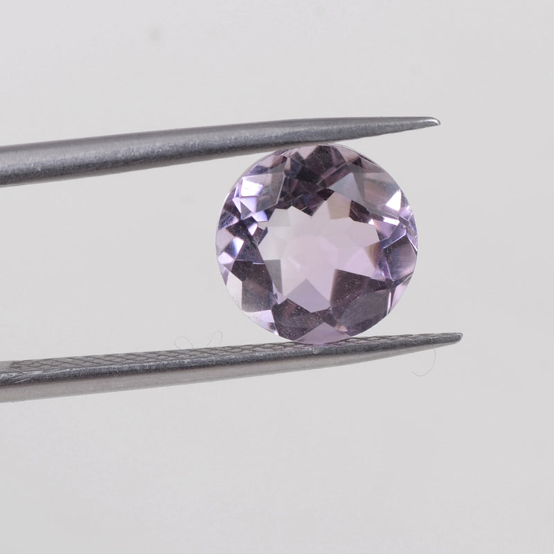 74.92 Carat Round Purple Amethyst Gemstone