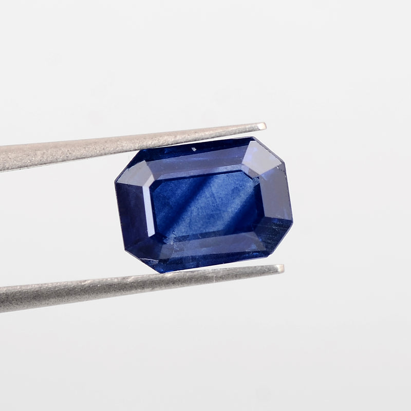 Octagon Blue Color Sapphire Gemstone 1.16 Carat