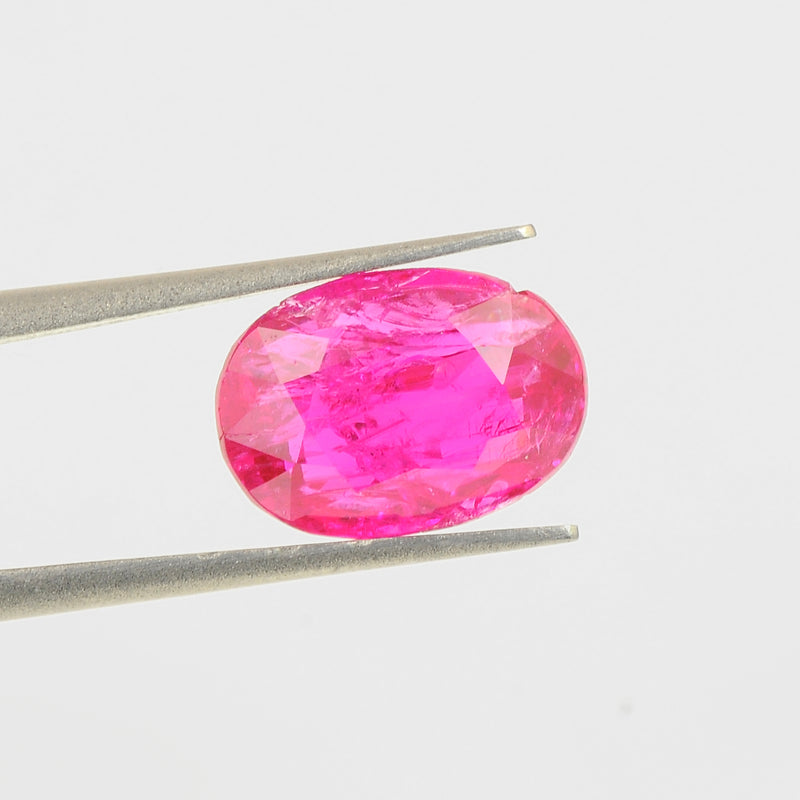 Oval Red Color Ruby Gemstone 1.60 Carat