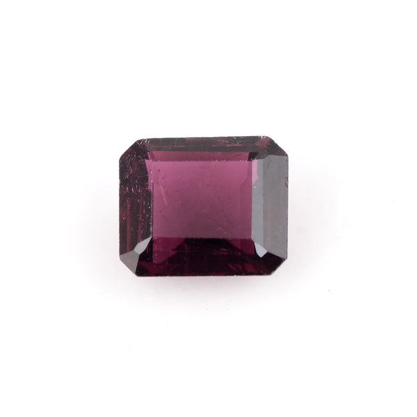 1 pcs Rubellite  - 2.16 ct - Octagon - Reddish Purple - Transparent