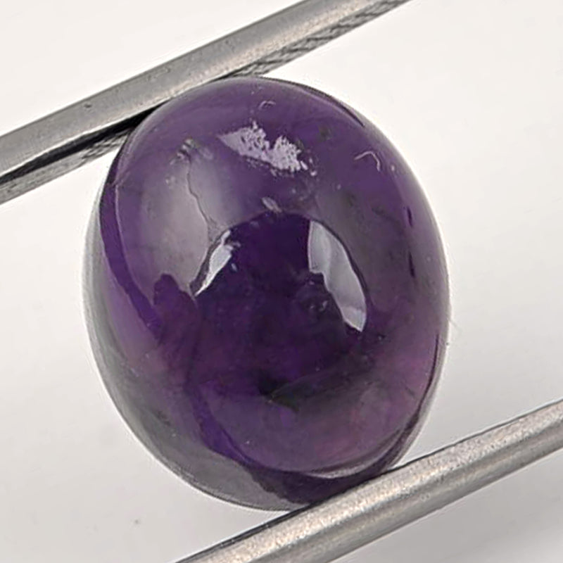 17.00 Carat Purple Color Oval Amethyst Gemstone