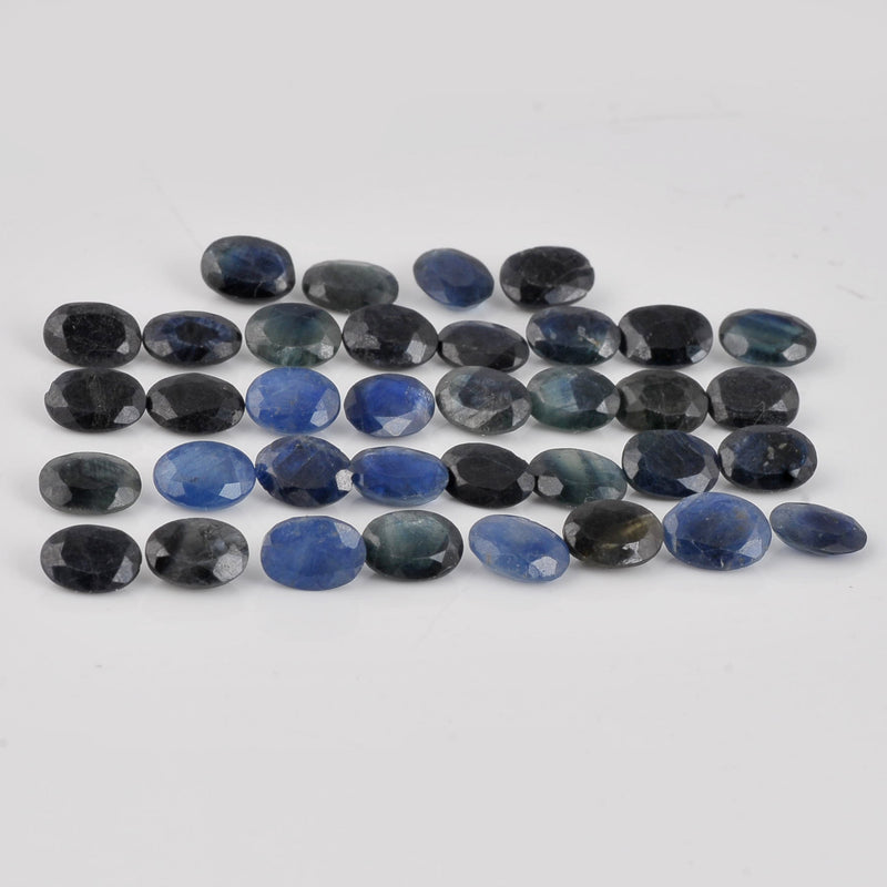 35.90 Carat Blue Color Oval Sapphire Gemstone