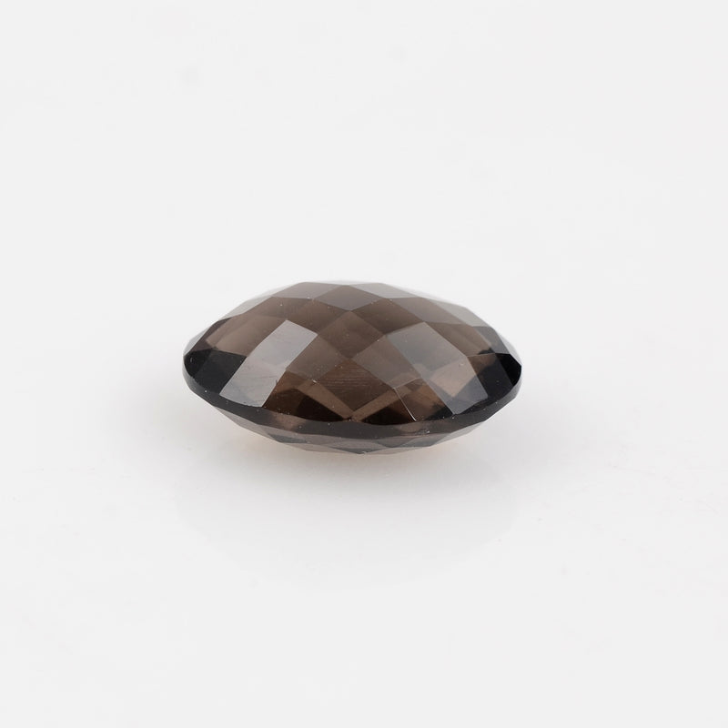 5.50 Carat Brown Color Oval Smoky Quartz Gemstone