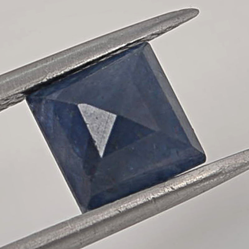 12.85 Carat Blue Color Square Sapphire Gemstone