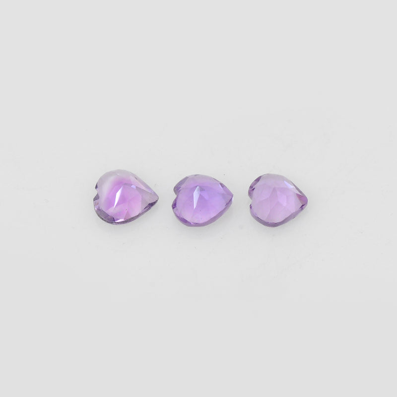 Heart Purple Color Amethyst Gemstone 1.80 Carat