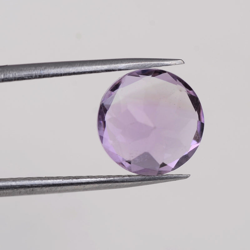 75.72 Carat Round Purple Amethyst Gemstone