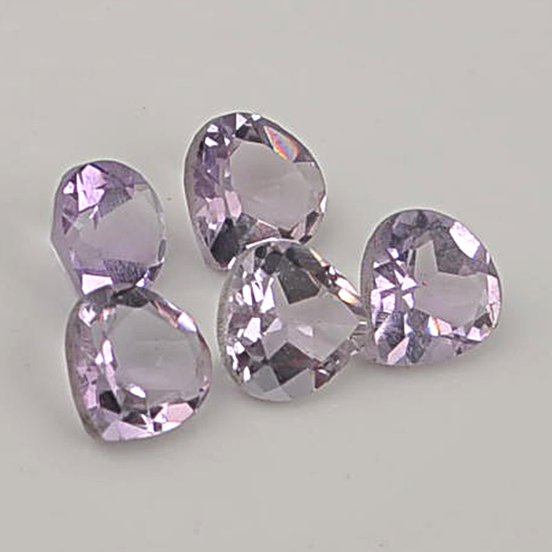 2.17 Carat Purple Color Heart Amethyst Gemstone