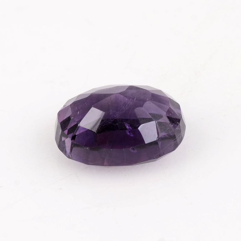 6.27 Carat Purple Color Oval Amethyst Gemstone