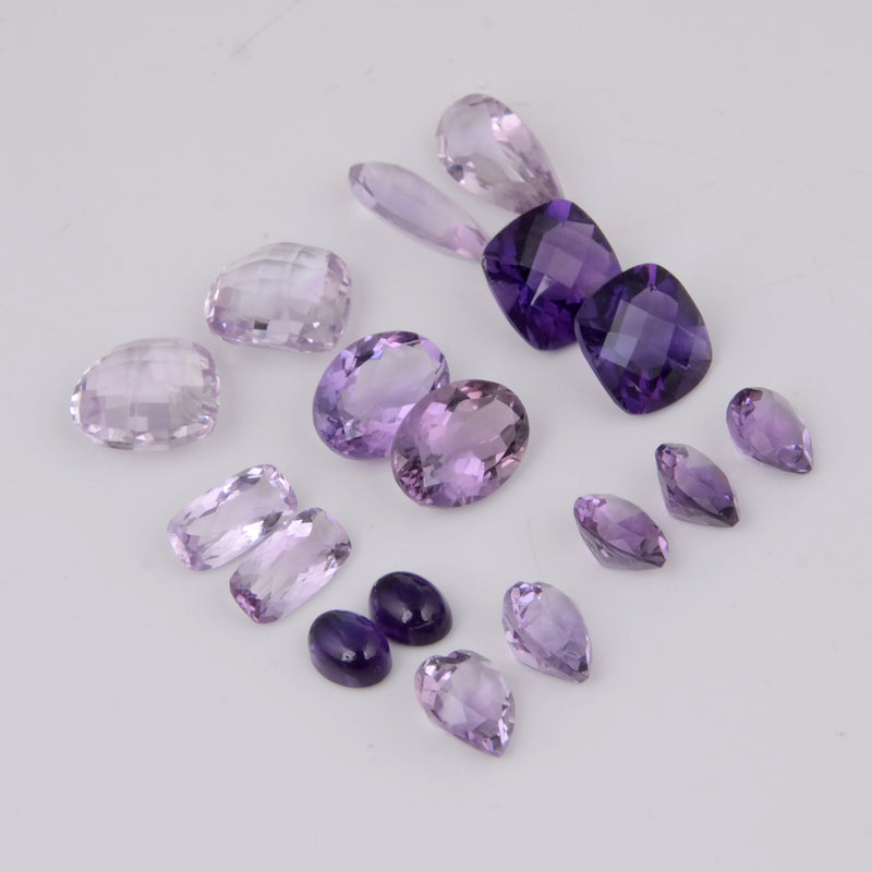 65.1 Carat Pear Purple Amethyst Gemstone