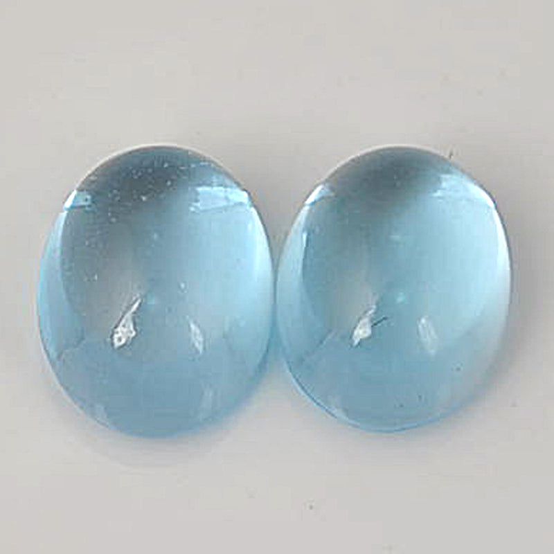 3.40 Carat Oval Blue Topaz Gemstone