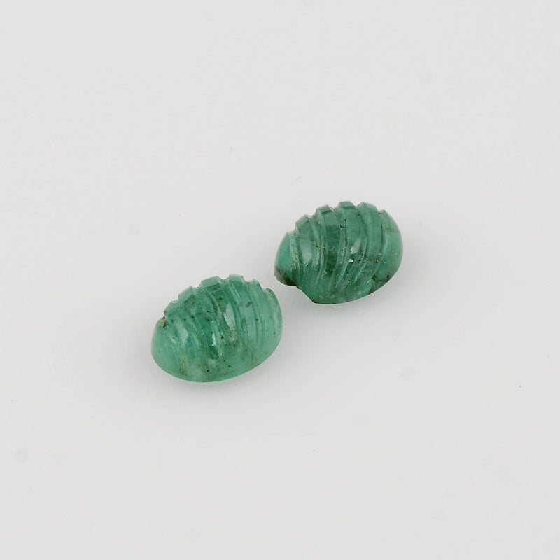 2.6 Carat Green Color Oval Emerald Gemstone