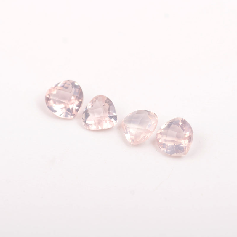 Heart Pink Color Rose Quartz Gemstone 1.50 Carat