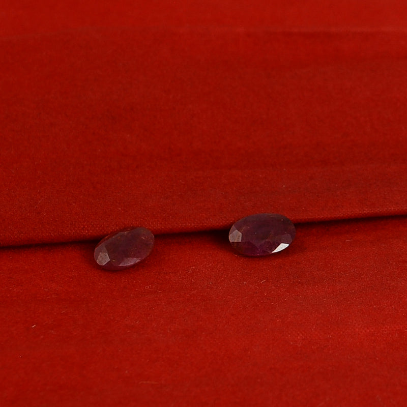 2.45 Carat Red Color Oval Ruby Gemstone