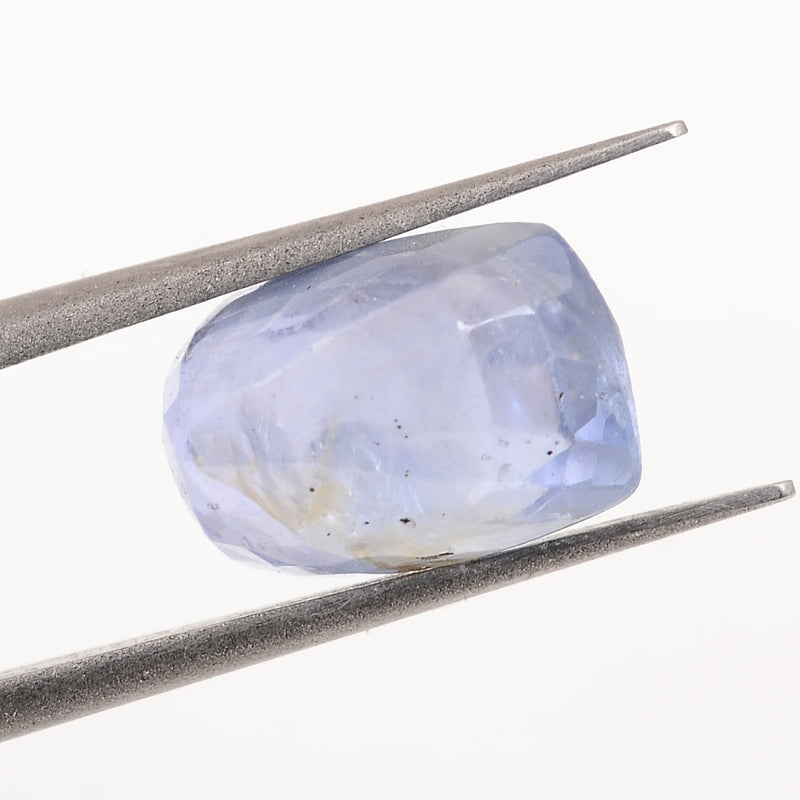 1 pcs Sapphire  - 3.89 ct - Cushion - Bluish Violet - Transparent
