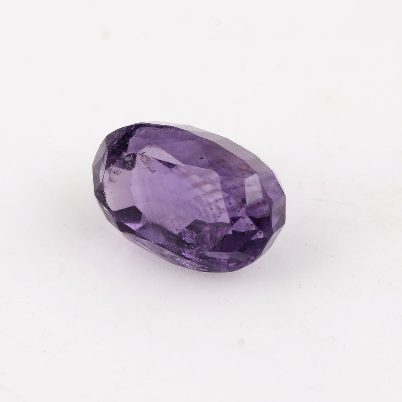 1 pcs Amethyst  - 8.28 ct - Oval - Purple