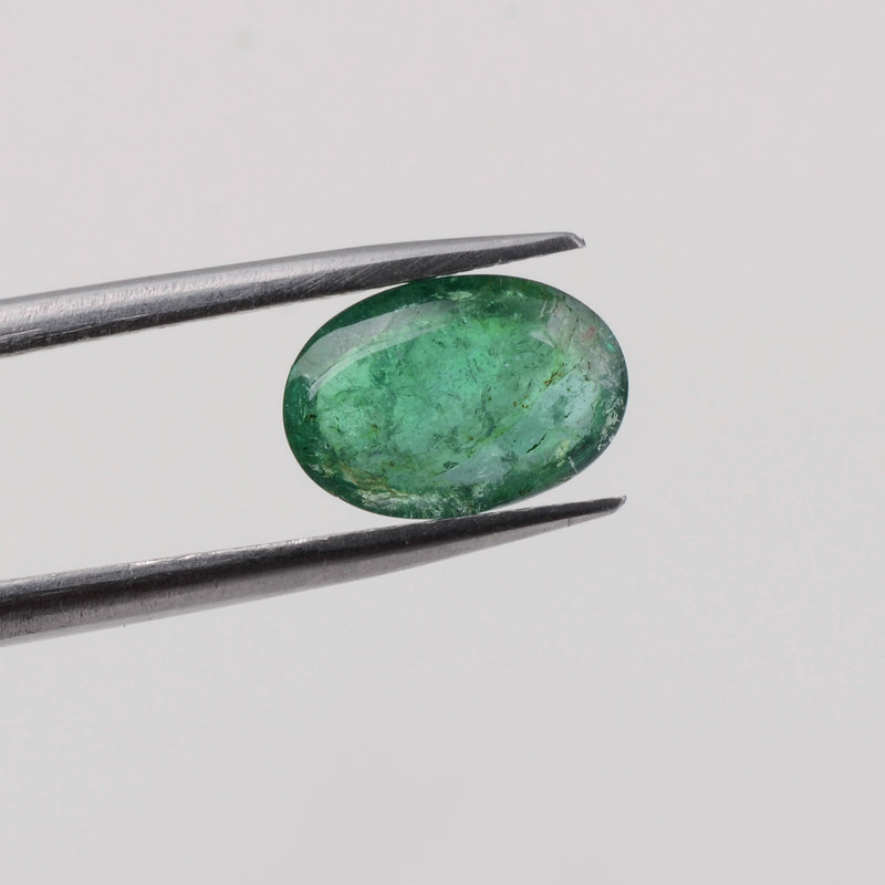 19.95 Carat Oval Green Emerald Gemstone