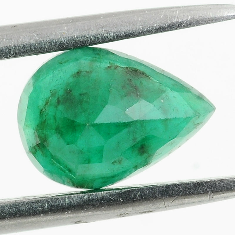 8 pcs Emerald  - 5.5 ct - Pear - Green