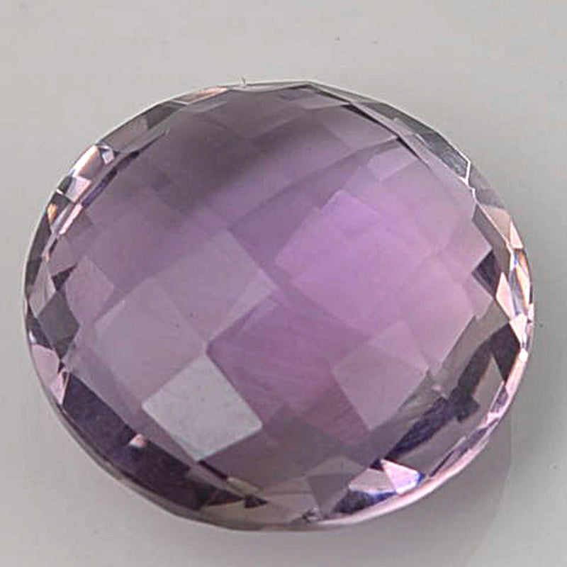 17.22 Carat Purple Color Round Amethyst Gemstone